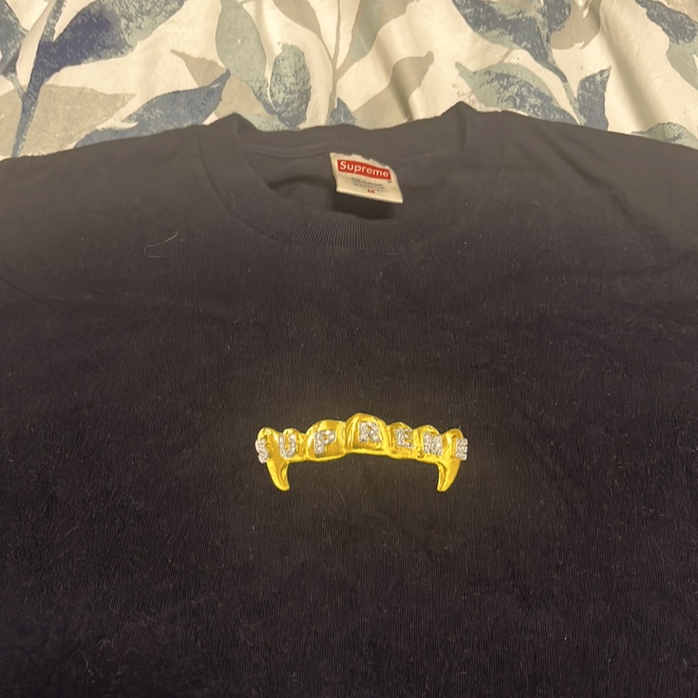 Supreme Gold Grill unworn tee